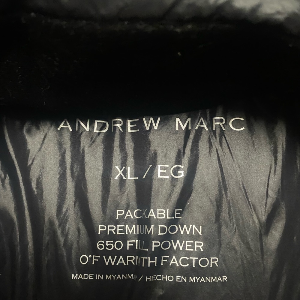 Black puffer coat